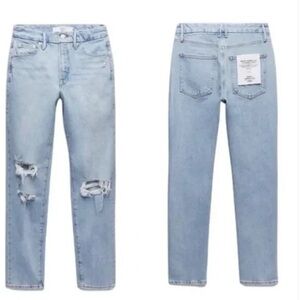 NWT Zara x Good American Classic Slim Fit Jeans Size 16